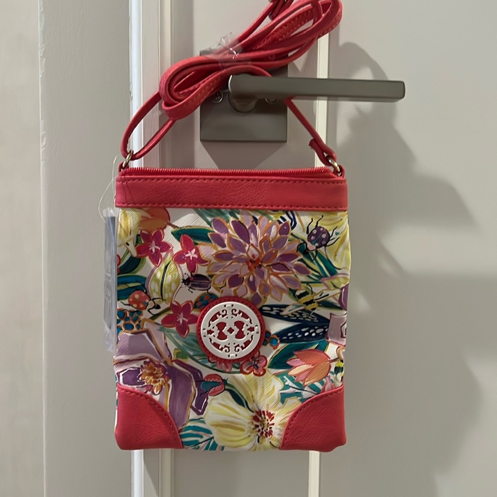 NWT floral cross body bag